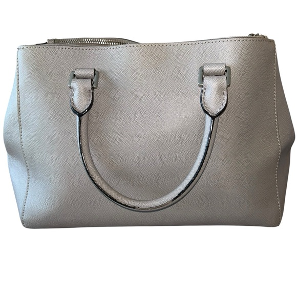 Michael Kors Beige Gray Tote Bag with many pockets - Picture 2 of 16